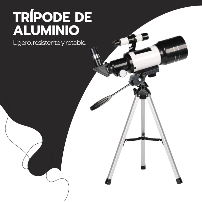 TELESCOPIO ASTRONOMICO PROFESIONAL MONOCULAR F30070M - 8