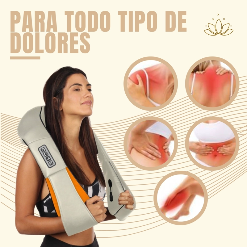 MASAJEADOR NOVYSTOR PROFESIONAL ESPALDA HOMBRO CUELLO RELAJACIÓN - 9
