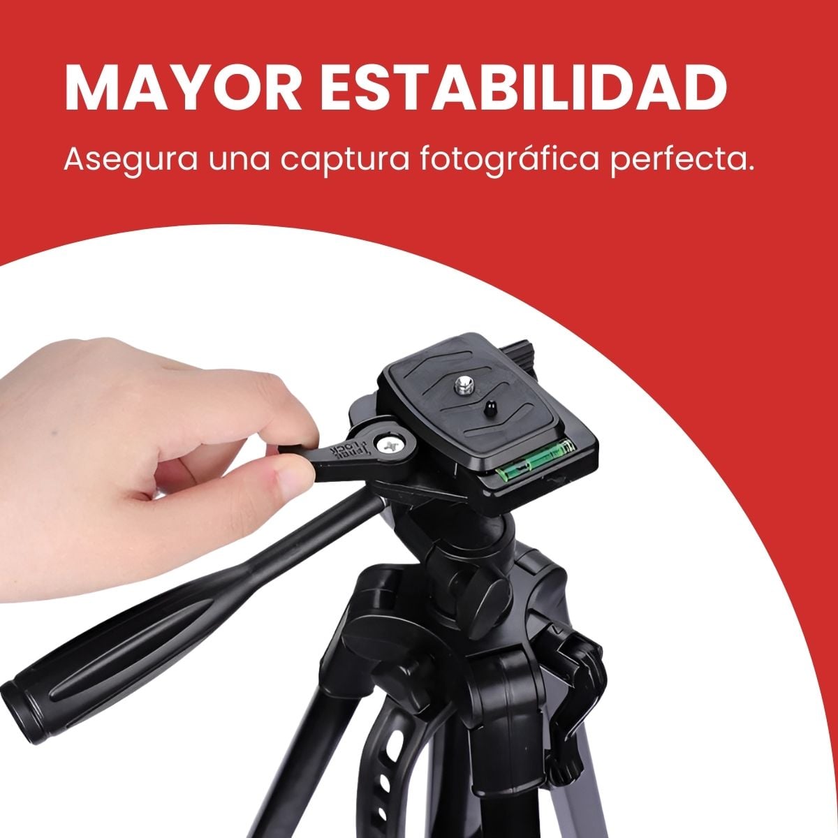TRIPODE PROFESIONAL PARA CAMARA, CELULAR, VIDEO - 5