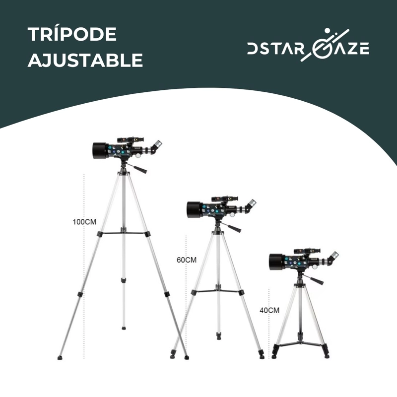 TELESCOPIO NOVYSTOR ASTRONÓMICO 30070M CON DISEÑO ESPACIAL - 8