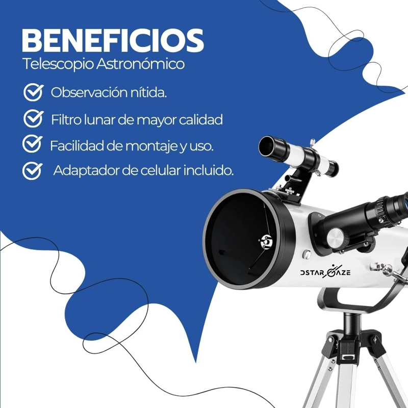 TELESCOPIO NOVYSTOR ASTRONÓMICO PROFESIONAL F70076 - 4