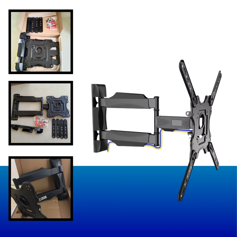 BASE SOPORTE TV PARED 3 BRAZOS AJUSTABLE 32 A 55 PULGADAS - 3