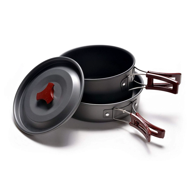 SET OLLAS CAMPING NOVYSTOR ALUMINIO 5 PIEZAS COCINILLA - 7