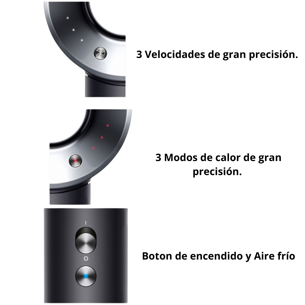 SECADOR DE PELO IONICO PROFESIONAL, POTENTE SECADOR DE PELO - 5