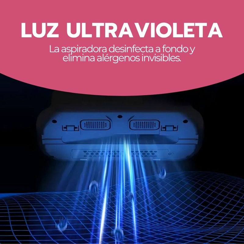 ASPIRADORA INALAMBRICA ELIMINADORA DE ACAROS AL VACIO - 6