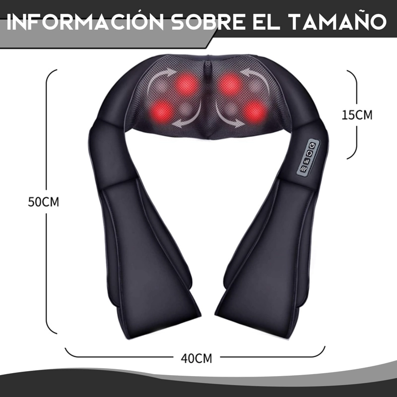 MASAJEADOR PROFESIONAL DE ESPALDA HOMBRO CUELLO RELAJACION - 5