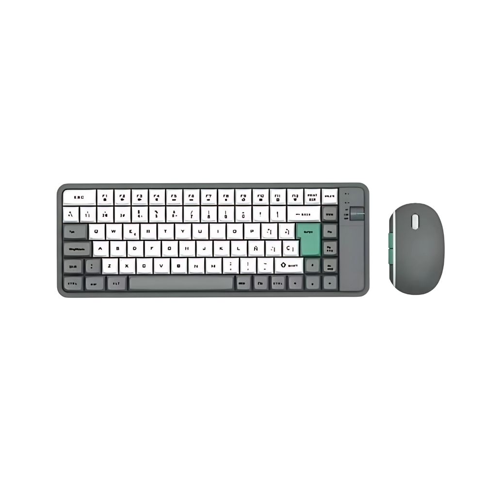 KIT TECLADO Y MOUSE INALAMBRICO BLUETOOTH USB-C RECARGABLE - 2