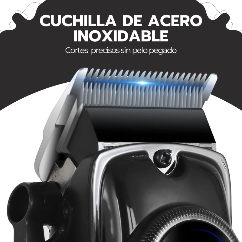 CORTADORA DE PELO DIGITAL PANTALLA LCD RECARGABLE USB PRO - 6