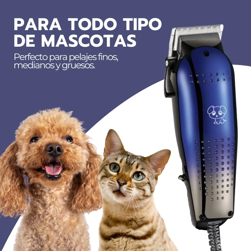 KIT MAQUINA CORTADORA DE PELO PROFESIONAL PARA MASCOTAS - 9