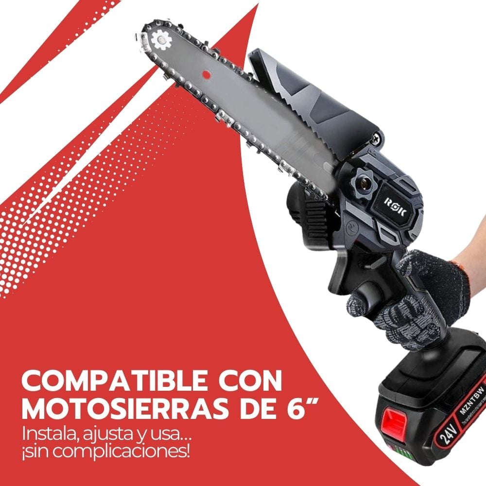 CADENA MOTOSIERRA 6” ACERO REPUESTO UNIVERSAL - 5