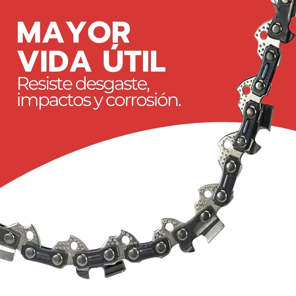 CADENA MOTOSIERRA 6” ACERO REPUESTO UNIVERSAL - 9