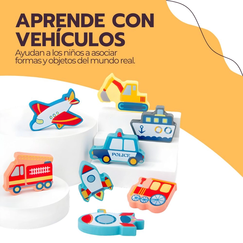 TABLERO EDUCATIVO INFANTIL MONTEROSSI 7 EN 1 DE MADERA - 7