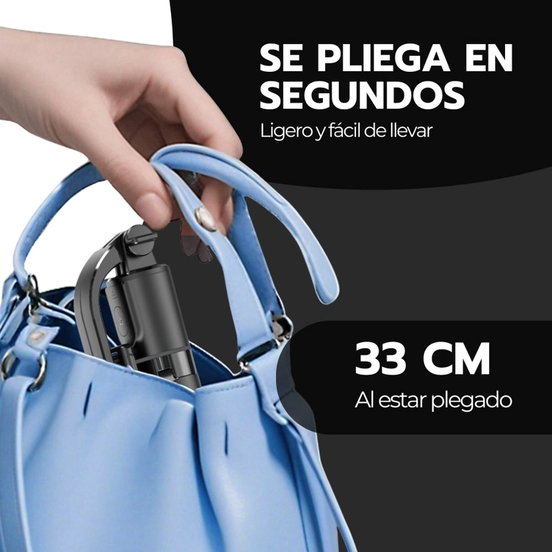 TRIPODE PALO SELFIE EXTENSIBLE 1.7M Y CONTROL BLUETOOTH - 7