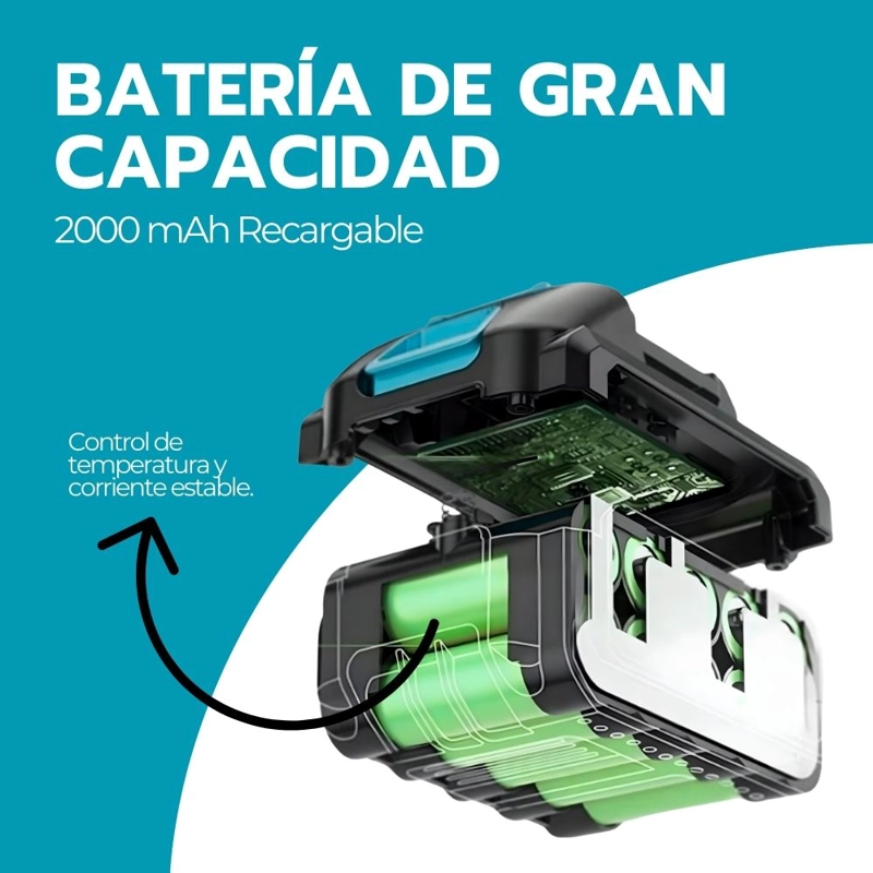 BATERIA ION LITIO RECARGABLE 2000MAH 88V PARA HERRAMIENTAS - 5
