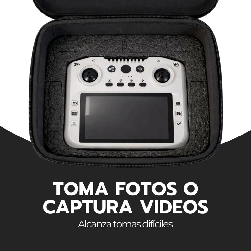 DRONE BRUSHLESS CON CAMARA, CONTROL LCD Y GIRO 360° - 7
