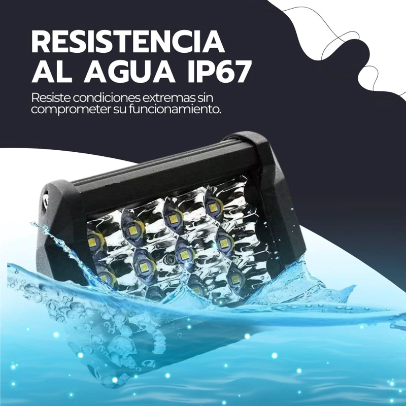 FOCO LED NEBLINERO 36W IP67 ALTA POTENCIA PARA VEHICULOS - 6
