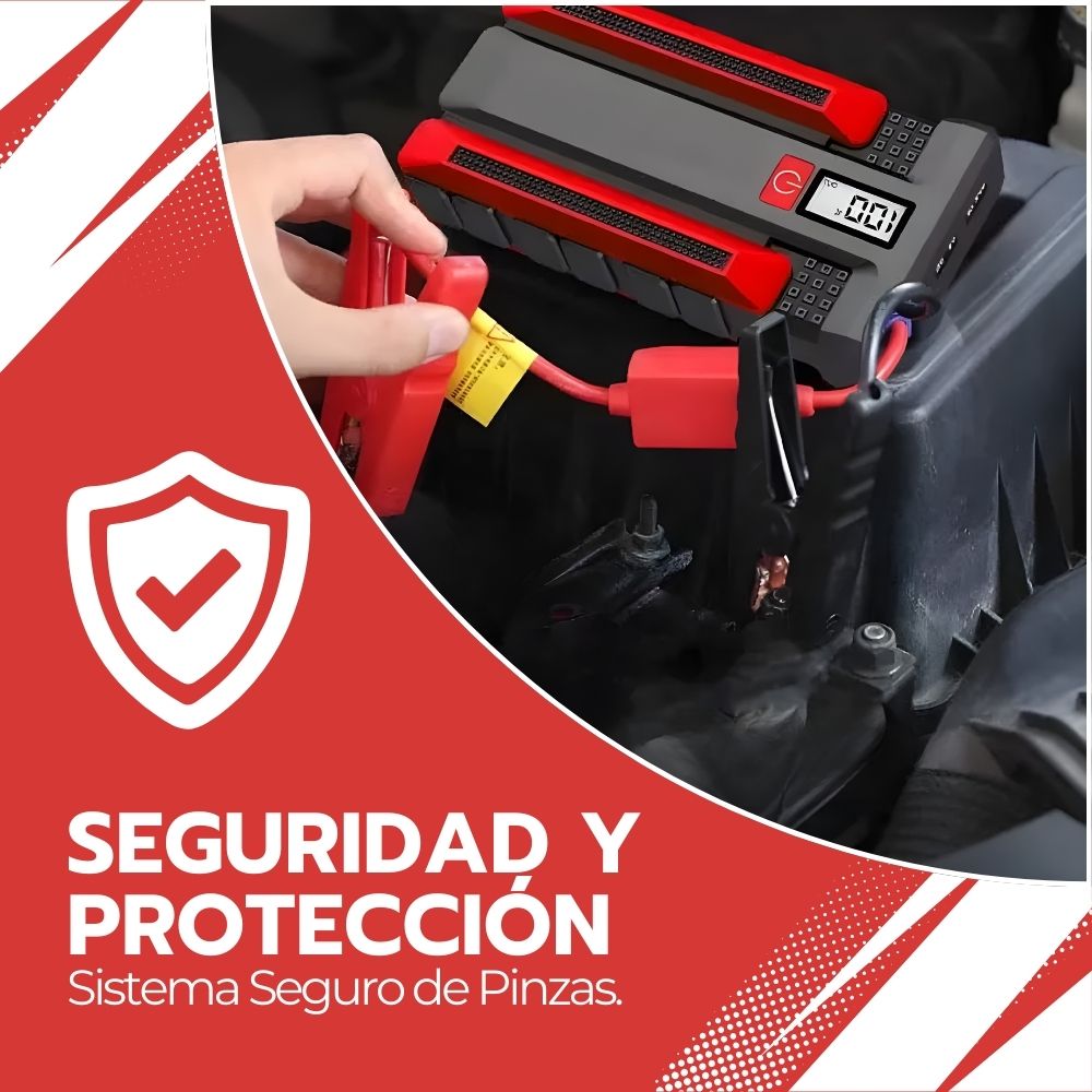 PARTIDOR BATERIA AUTO ARRANCADOR DE EMERGENCIA AUTOS 12V - 9