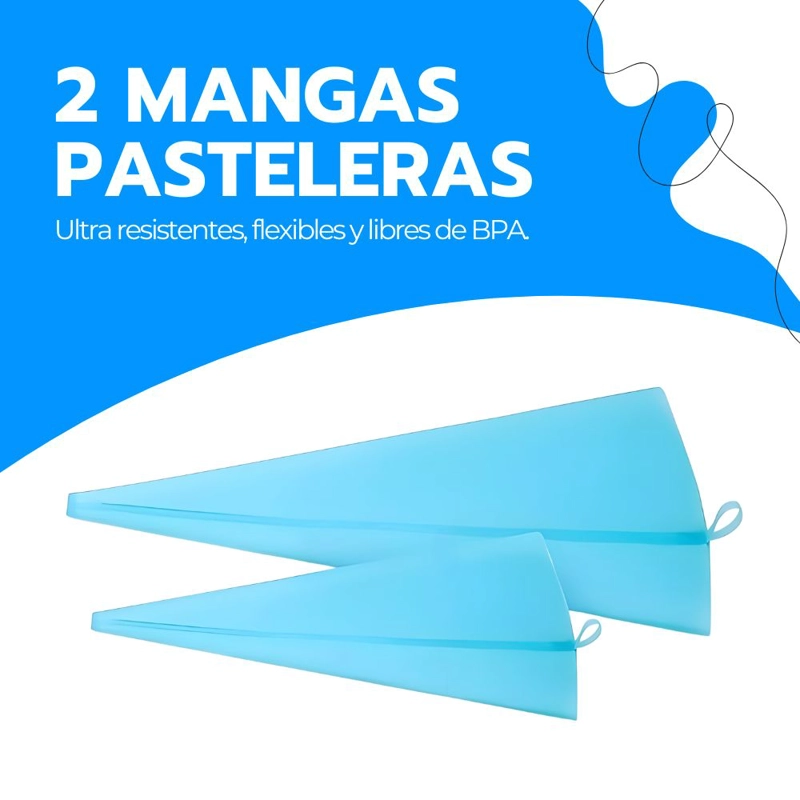 SET DECORADOR DE PASTELES 66 PIEZAS BOQUILLAS REPOSTERIA - 7