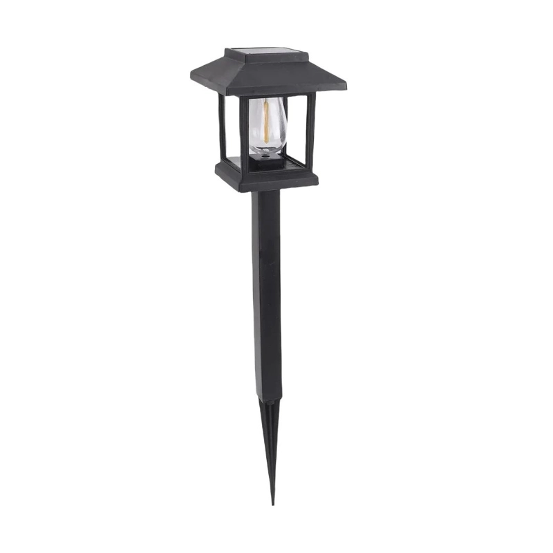 LAMPARA SOLAR LED ESTACA ESTACA JARDIN PARQUE - 1