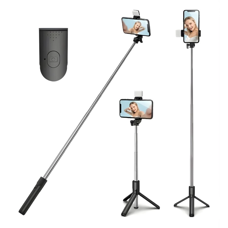TRIPODE SUPER LARGO PALO SELFIE 170CM BLUETOOTH FOTO REMOTO - 1