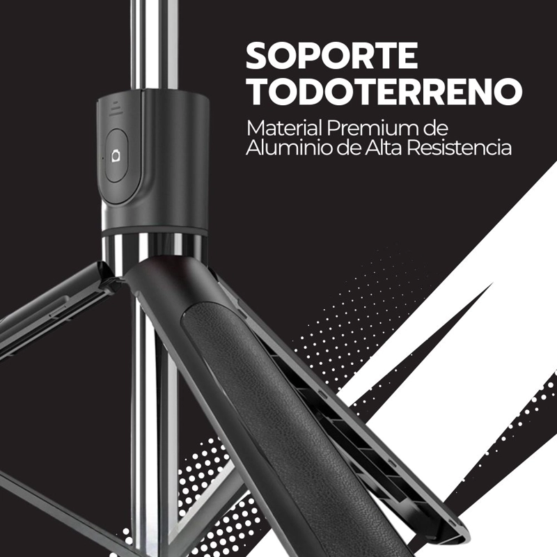 TRIPODE SUPER LARGO PALO SELFIE 170CM BLUETOOTH FOTO REMOTO - 8