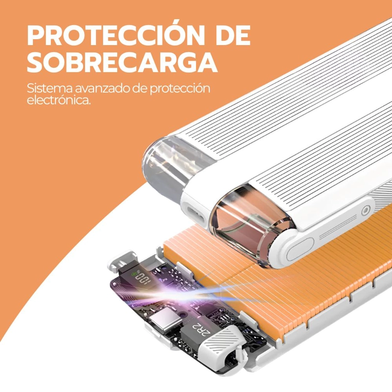 POWER BANK 10000MAH CARGA RAPIDA 20W USB-C - 8