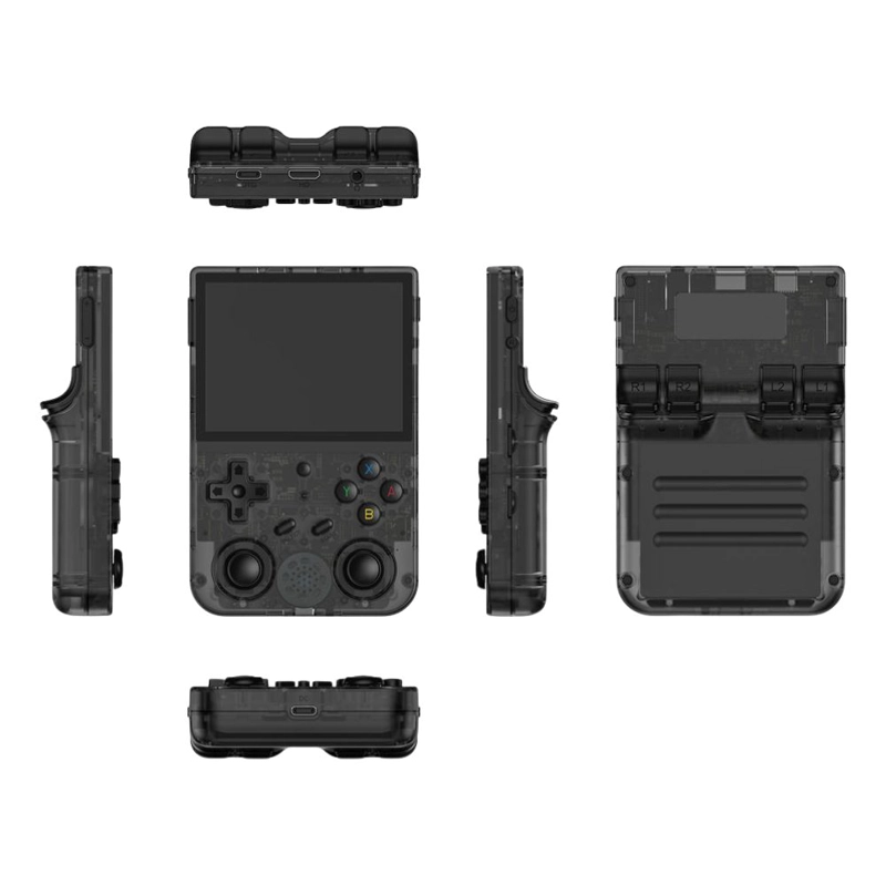 CONSOLA RETRO PORTATIL R36S 64GB WIFI +10000 JUEGOS NEGRO - 2