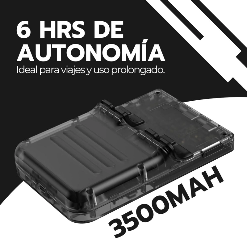 CONSOLA RETRO PORTATIL R36S 64GB WIFI +10000 JUEGOS NEGRO - 9