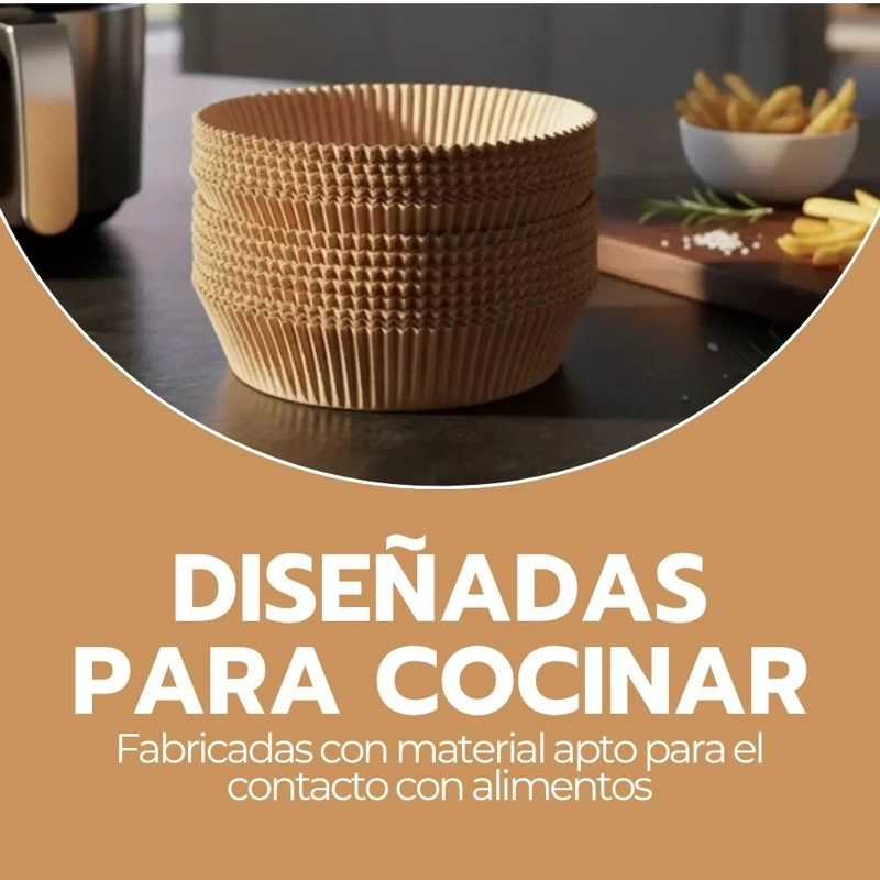 50 CESTAS DESECHABLES ANTIADHERENTES PARA FREIDORA DE AIRE - 9