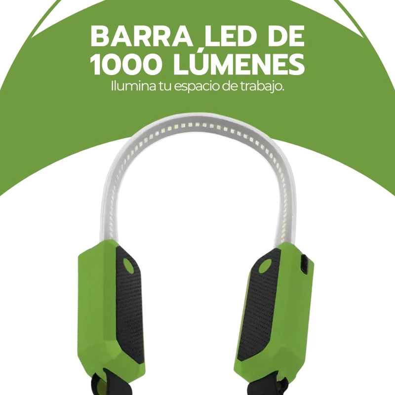 BARRA DE LUZ LED RECARGABLE PARA CAPO DE AUTOMOVIL 1000 LUM - 6
