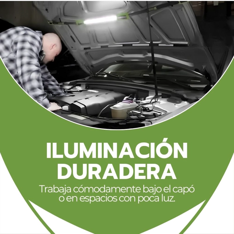 BARRA DE LUZ LED RECARGABLE PARA CAPO DE AUTOMOVIL 1000 LUM - 8