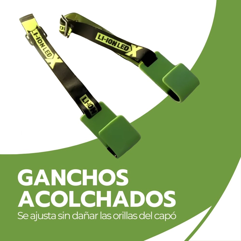 BARRA DE LUZ LED RECARGABLE PARA CAPO DE AUTOMOVIL 1000 LUM - 9