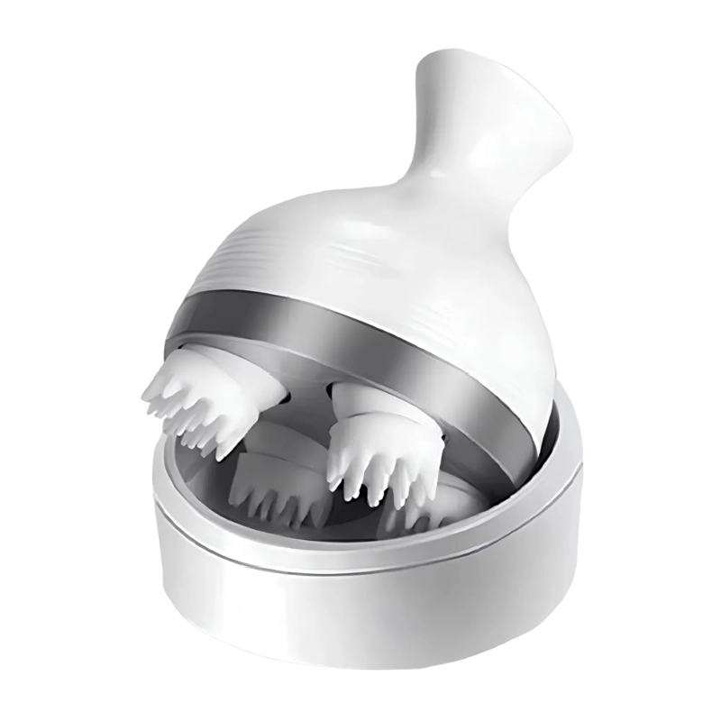 MASAJEADOR CABEZA ELE CTRICO INALAMBRICO MASAJES BLANCO - 1