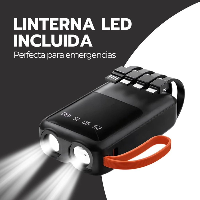 POWER BANK R47 10000MAH CARGA RAPIDA LED PANTALLA - 8
