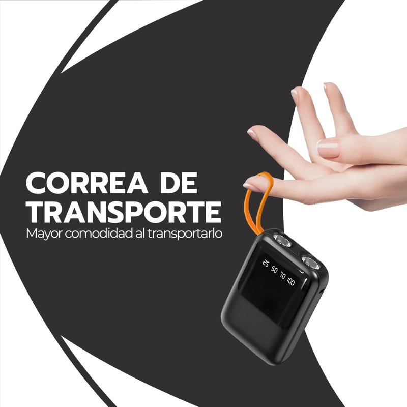 POWER BANK R47 10000MAH CARGA RAPIDA LED PANTALLA - 9