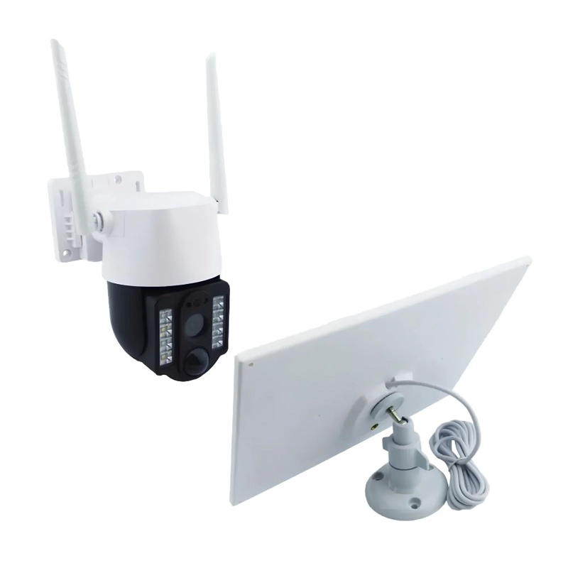 CAMARA SEGURIDAD SOLAR WIFI EXTERIOR 5MP IP66 VISION NOCTURNA 360 DETECCION MOVIMIENTO APP FULL HD - 2