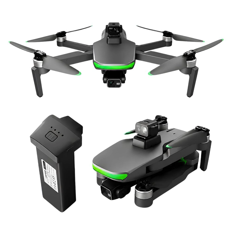 DRON PLEGABLE CAMARA 4K BRUSHLESS EVITACION OBSTACULOS 360° CONTROL REMOTO 10X ZOOM - 2
