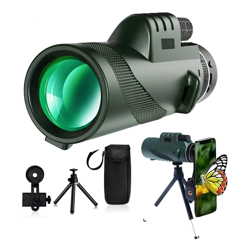 TELESCOPIO MONOCULAR 40X60, TELESCOPIO PORTATIL DE ALTA DEFINICION - 1