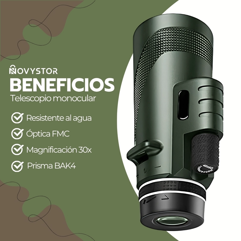 TELESCOPIO MONOCULAR 40X60, TELESCOPIO PORTATIL DE ALTA DEFINICION - 4