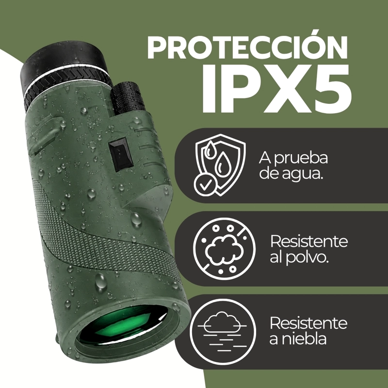 TELESCOPIO MONOCULAR 40X60, TELESCOPIO PORTATIL DE ALTA DEFINICION - 8