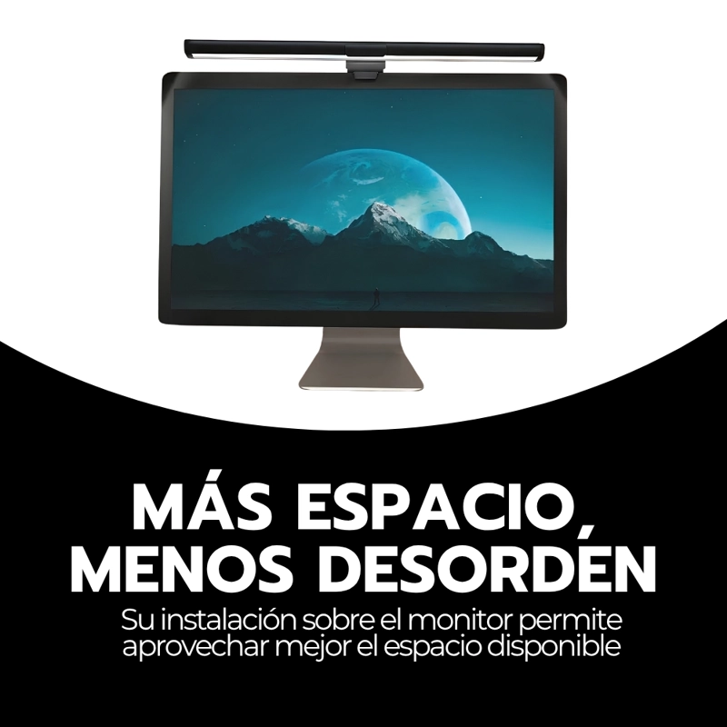 BARRA LUZ LED RGB MONITOR LAMPARA ESCRITORIO PORTATILES - 6