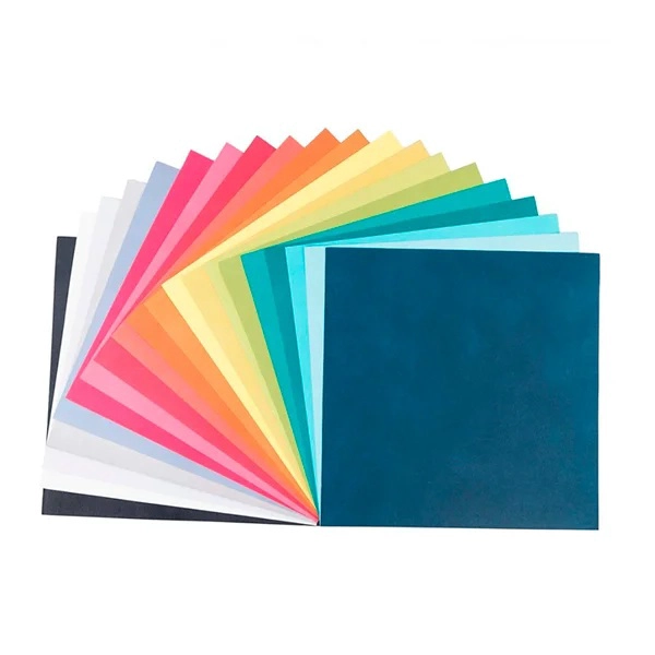 CARDSTOCK - CARTULINA AUTOADHESIVA VERDE CLARO SILHOUETTE - 2