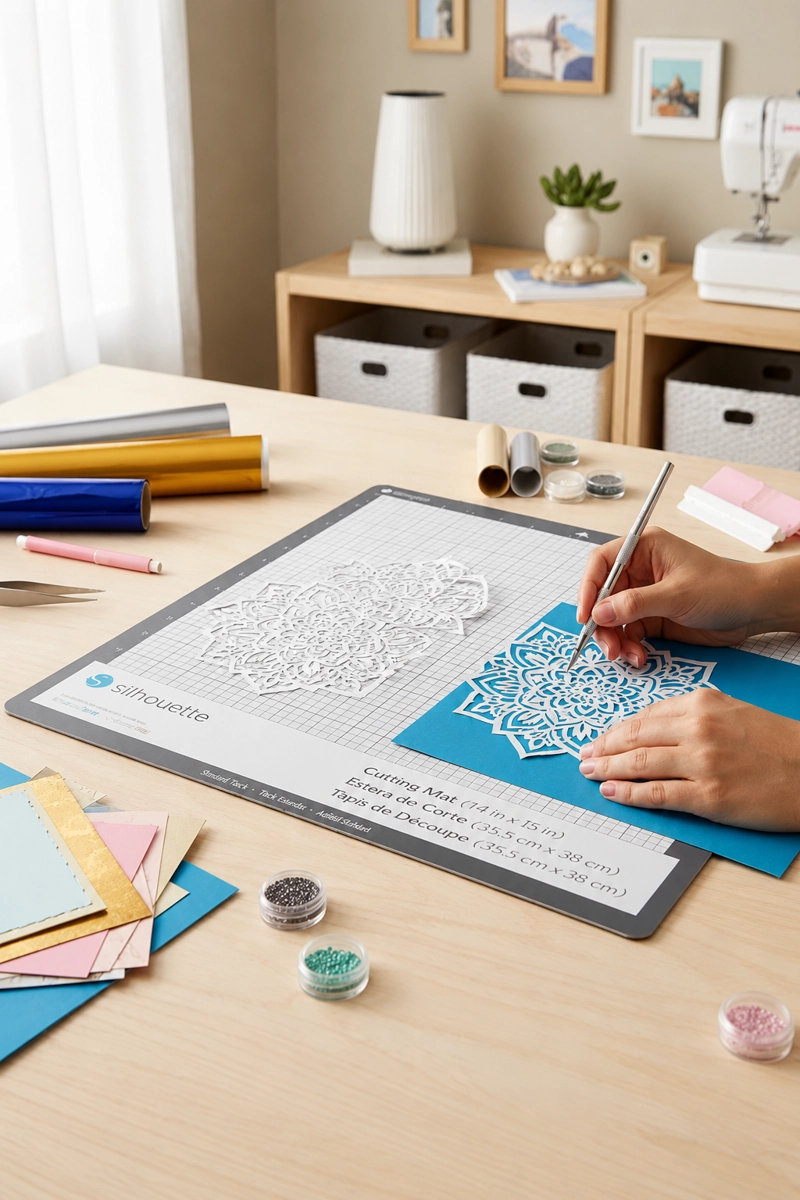 BASE DE CORTE SILHOUETTE CAMEO PLUS 38X38CM / 4 Y 5 - 7