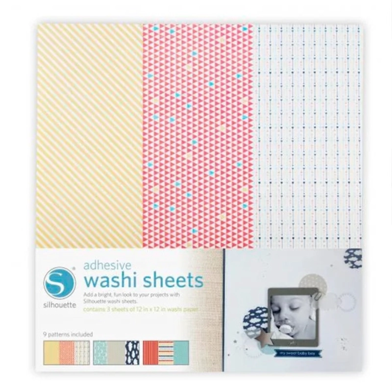 HOJAS WASHI MULTICOLOR SILHOUETTE - 1