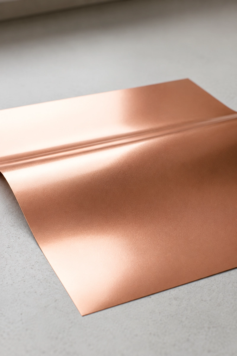 HOJAS METALICAS IMPRIMIBLES ORO ROSADO SILHOUETTE - 7