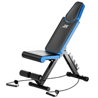 BANCO MULTIFUNCIÓN PLEGABLE JX-503B | Negro - 1
