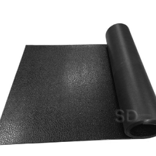 MAT DE PISO PARA SPINNING TROTADORAS 4MM NEGRO - 1