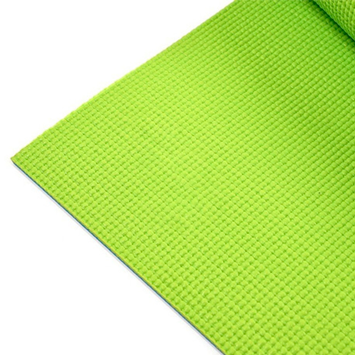 MAT DE YOGA PVC 6 MM DOBLE COLOR VERDE / AZUL CLARO - 2