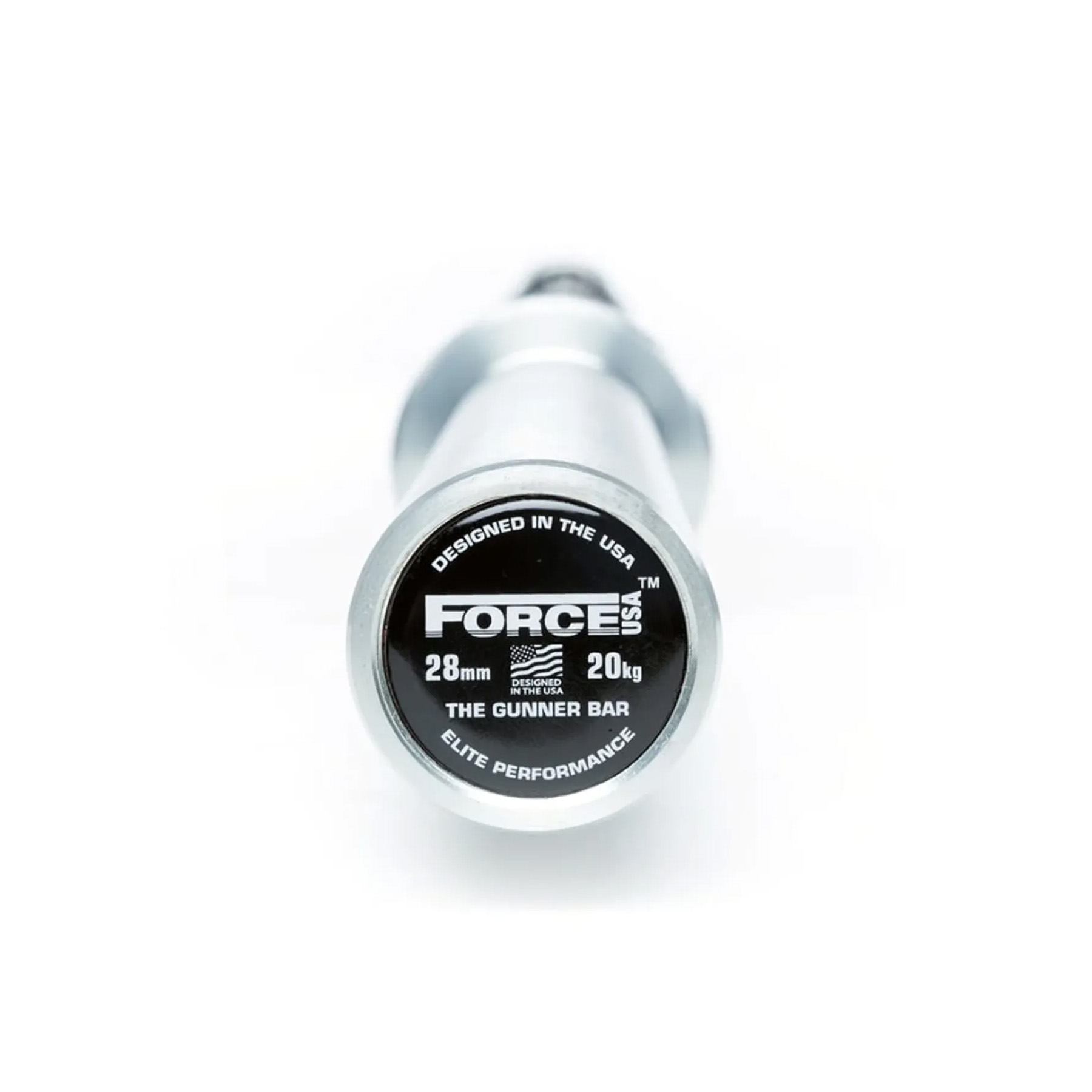 FORCE USA - BARRA OLIMPICA GUNNER BLACK ZINC ELITE 1500 LB - 2