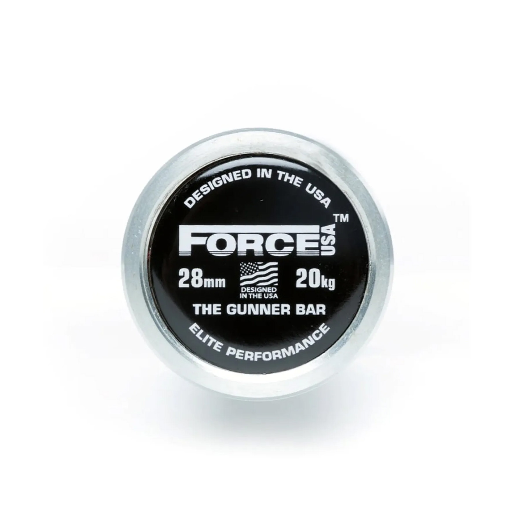 FORCE USA - BARRA OLIMPICA GUNNER BLACK ZINC ELITE 1500 LB - 5